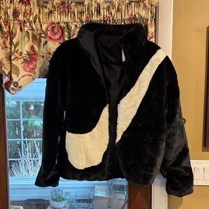 Nike Black and White Women's Jacket